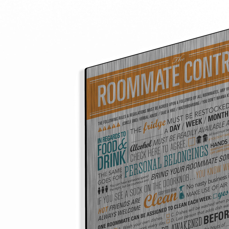 «Roommate Contract» par JJ Brando, H 24 po x l 16 po