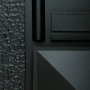 Shadow Box Outdoor Flush Mount, 4.6" H x 16.1" W x 16.1" D, Marine Grade Black, Marine Grade Black