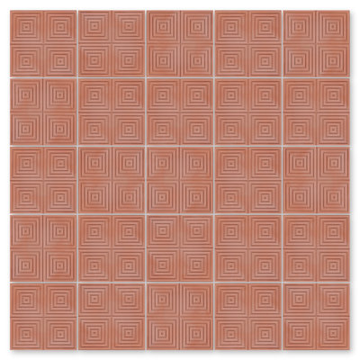 8" x 8" Straight Edge Cement Patterned Wall & Floor Tile