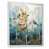 White Floater Framed