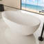 Baignoire de trempage autoportante 67 po 67 po avec surface verticale et texture verticale