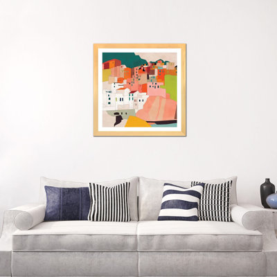 «Cinque Terre» par Ana Rut Bré - impression d'art graphique