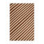  Tapis lavable rayé crème et cannelle-391641954