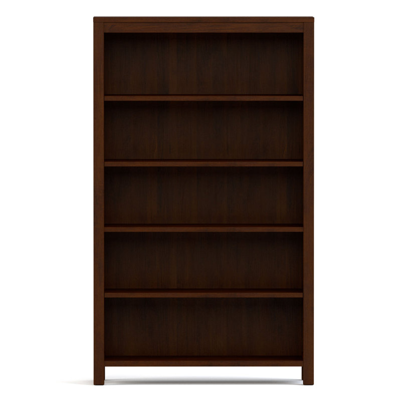 Origins Solid Wood Bookcase, (5 Shelves) 60"H x 36"W x 12"D