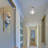 Kaydan 1-Light Ceiling Light in Polished Nickel-89140477
