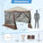 Pop-up Gazebo 6-sided Instant Setup Screen House Hub Tent with Mesh Netting Walls