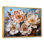 Art pivoines roses, art sur toile Flower Field II