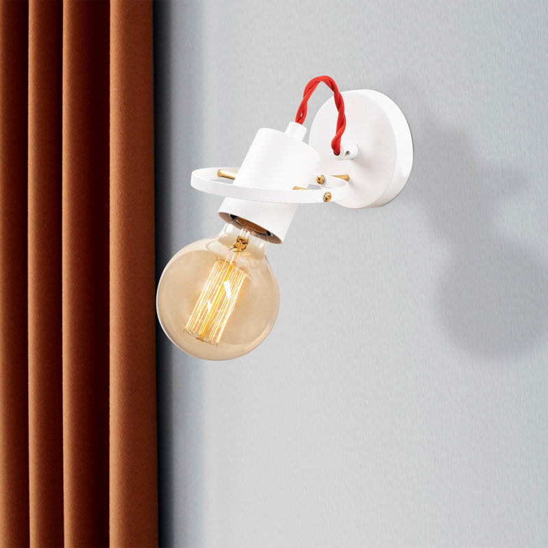 Applique murale articulée 1 lumière Aidon, Blanc