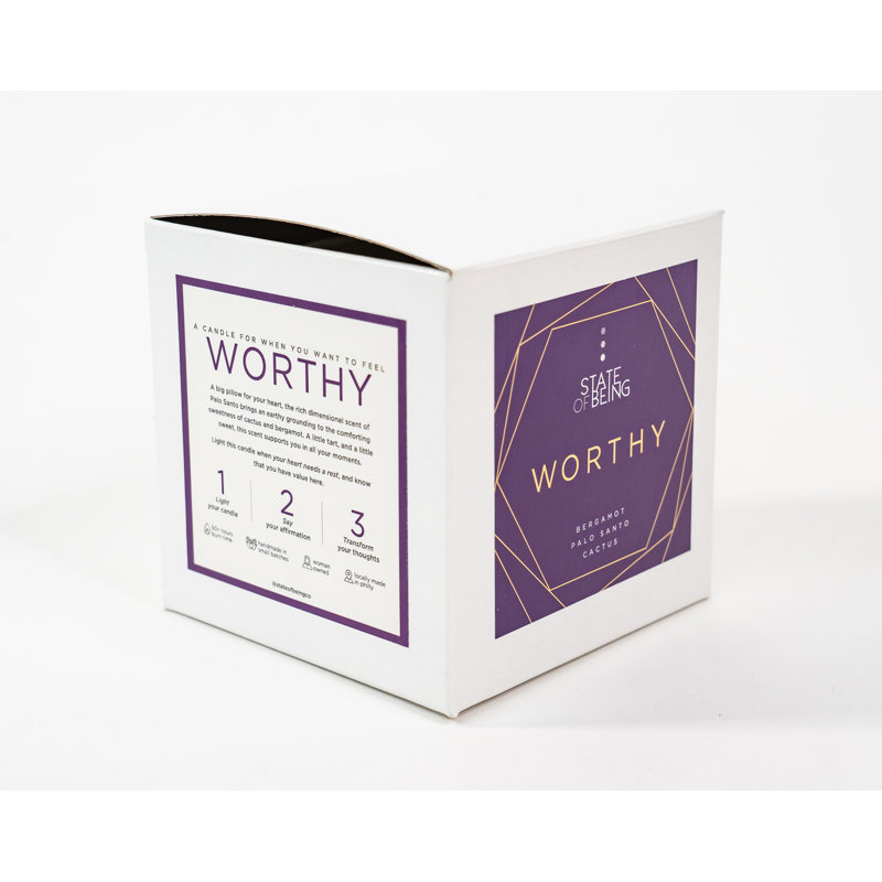 Bougie parfumée en pot Worthy Affirmation