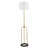 62'' Brass Tripod Floor Lamp