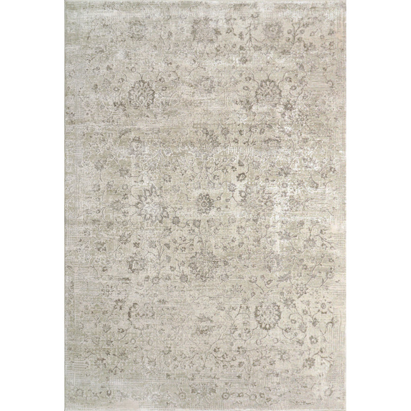 Hayaa Floral Indoor Rug, Rectangle 2' x 3'11"