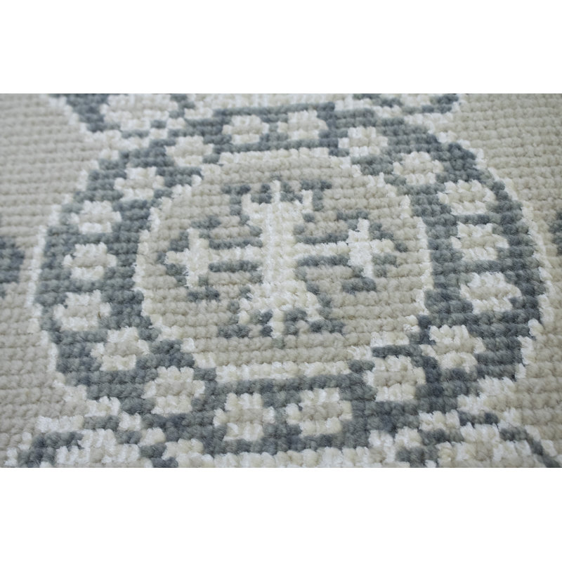 Muted Geometric 5X8 Modern Oriental Rug