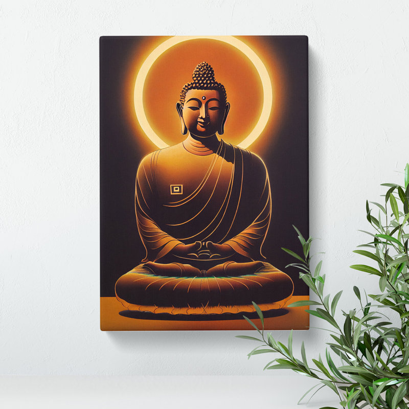 Honest Buddha - Wrapped Canvas, 60cm H x 40cm W x 3cm D