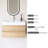 Wall-Mounted Bathroom Vanity With Integrated Solid Surface Basin-1276554755