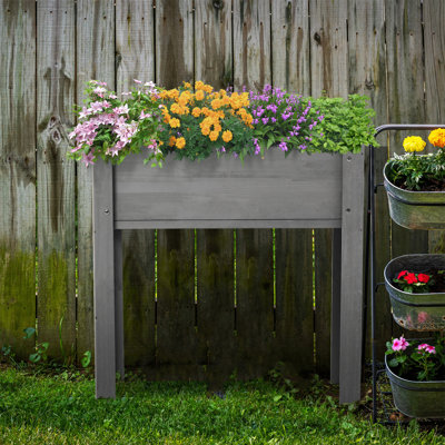 Lit de jardin surélevé en bois
