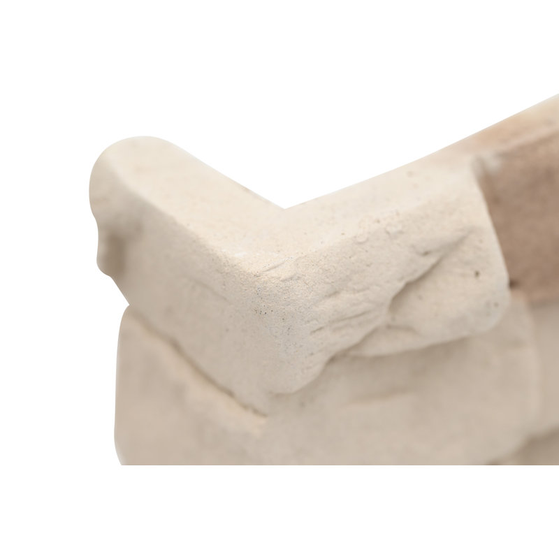Terraforma 9 in. x 20 in.Manufactured Stacked Stone Ledger Corner Wall Tile, Haven Page