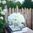 Silk Hydrangea Arrangement in Vase