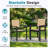 9 Piece Outdoor Patio Set