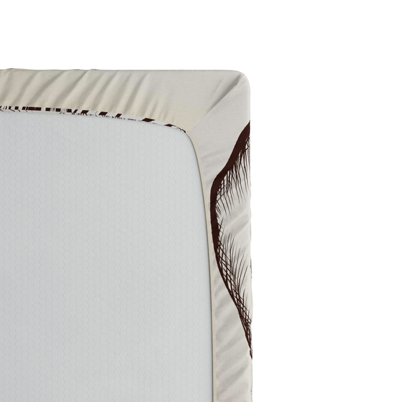 Drap-housse en microfibre Safari, Double