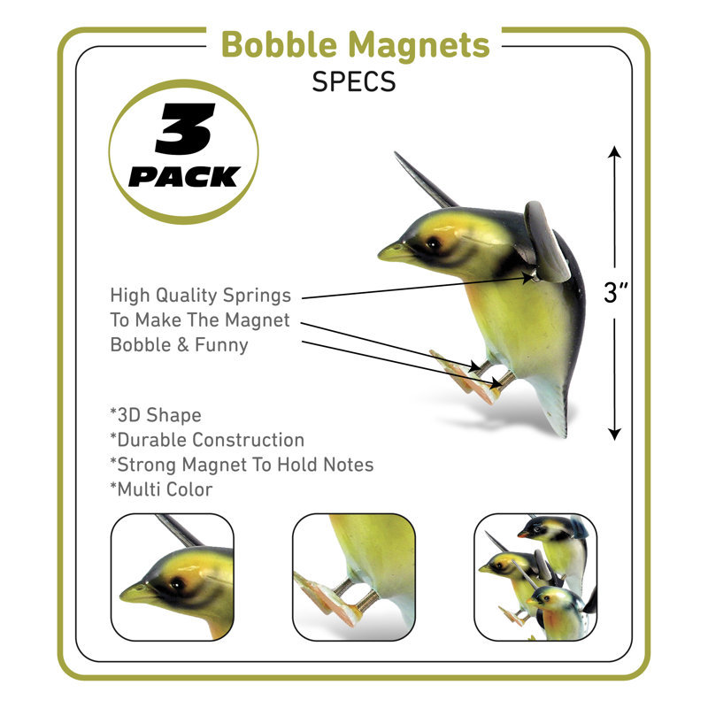 Magnet pingouin à poils perplexs