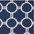 Rodgers Hand Woven Flat Weave Wool/Cotton Geometric Rug in Blue-656715246
