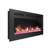 Aalisa 36.02'' W Black Electric Fireplace