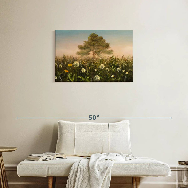 Alvord Morning Field Dandelions, 20" H x 30" W