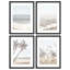 «Serene Beach Scenes Illustration Relax Coastal Tranquility», 4 pièces-101520200-101520205