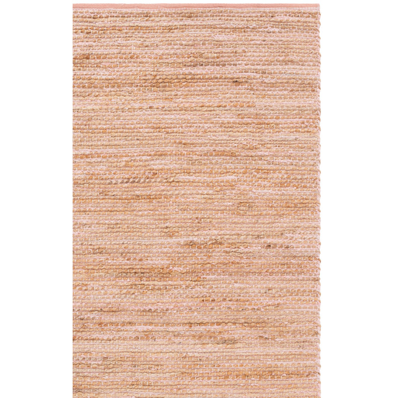Cape Cod 236 Hand Woven Jute; Cotton No Pattern Rug, Rectangle 2' x 3'