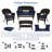 Cecilton 4 Piece Rattan Sofa Seating Group -23609062-23609058