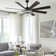 72" Indoor Ceiling Fan with LED Light Kit and Remote Control, Reversible 8-Blades, 6 Speeds, Timer, 3 Color Temperatures