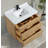 La Jolla 36'' Single Bathroom Vanity With Engineered Stone Top