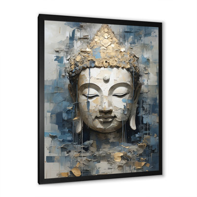 Statue religieuse du bouddhisme royal sur toile