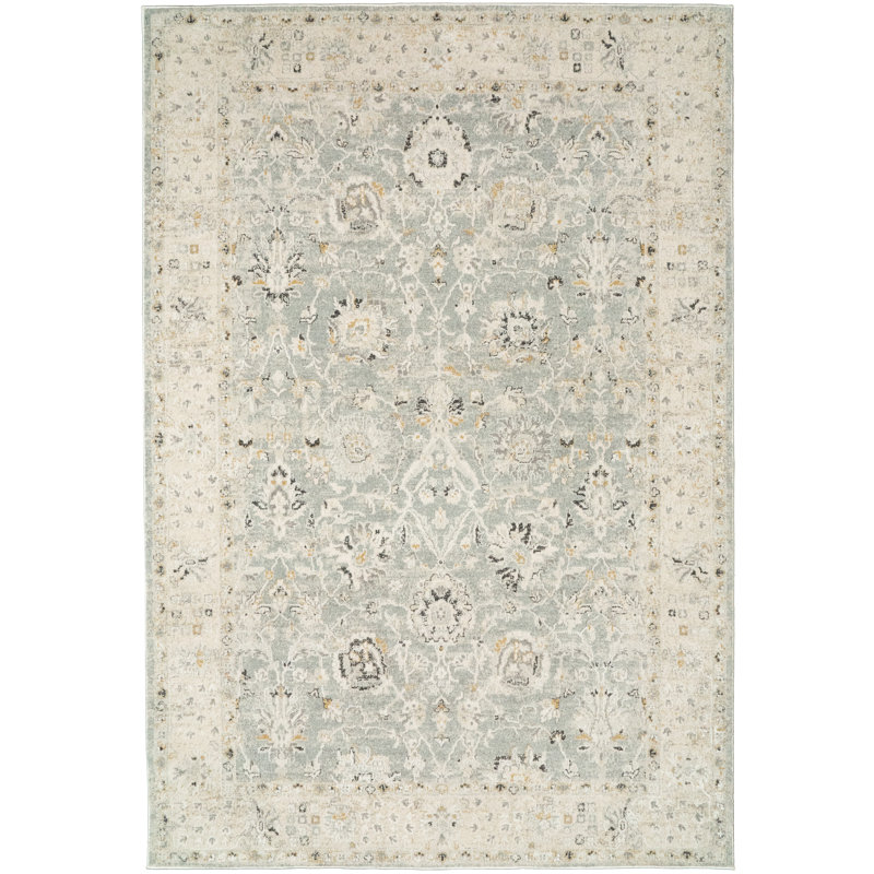 ANNALISE 7.10X10.6 7604-580 BLUE/BEIGE, Rectangle 7'10" x 10'6"