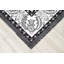 Tapis gris tissé à la machine Rheba-54509968