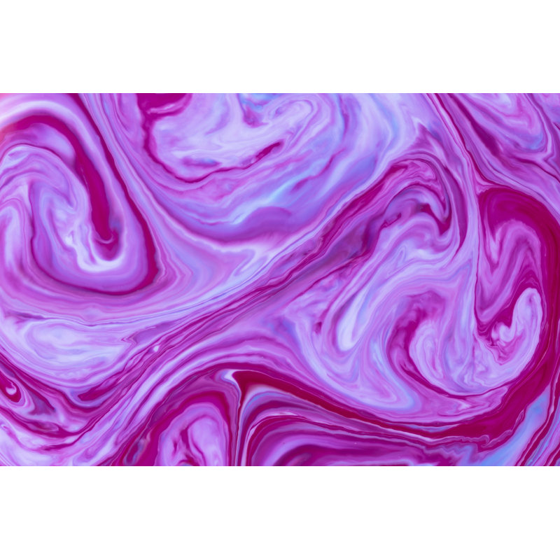 Tourbillon Ottoline sur fond mauve liquide, H 8 po x l 12 po