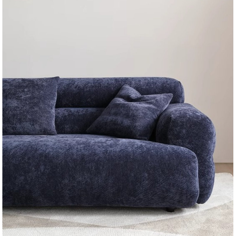 Canapé moderne en tissu, H 29,52 po x l 94,48 po x P 39,37 po, 2
