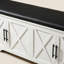 Banc de rangement rembourré 47 po avec charnières de sécurité