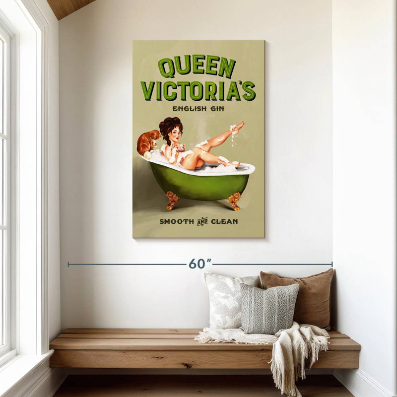 Tergel Queen Victoria Bath, 45" H x 30" W