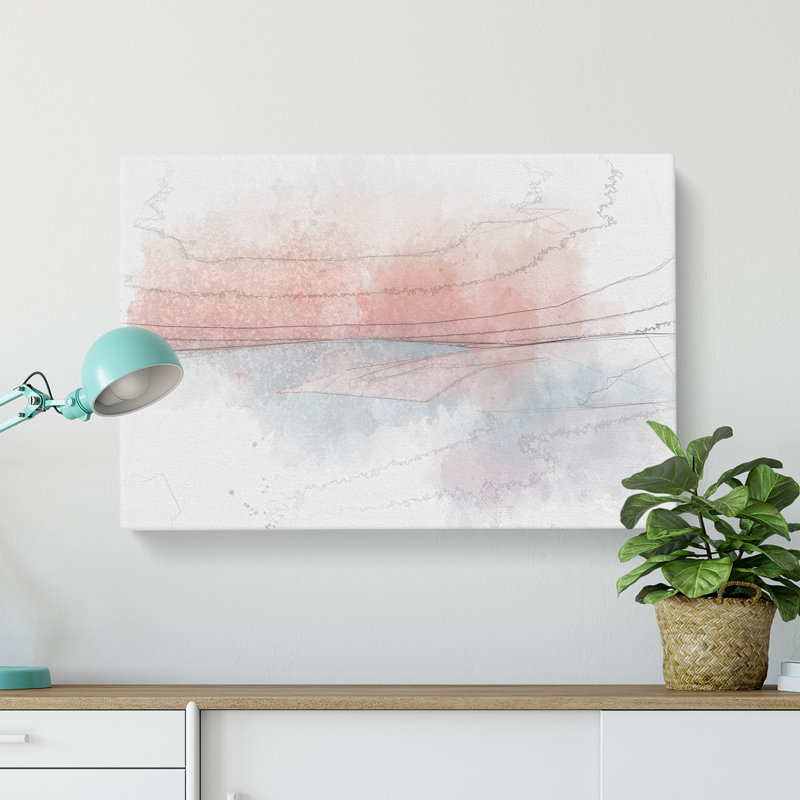 Pink Desert - Wrapped Canvas, 60cm H x 91cm W x 3cm D