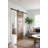 Steel Standard Single Door Barn Door Hardware Kit-2039878570