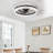 20'' Crystal Ceiling Fan With Dimmable Led Light, App & Remote Control, 3 Cct, Flush Mount For Bedroom-1216684885-1216684874