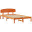 Vidaxl Bed Frame With Headboard Solid Pine Wood-113971109-113971106