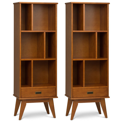 Bibliothèque 6 tiroirs avec tiroir Draper 22 W (ensemble de 2)