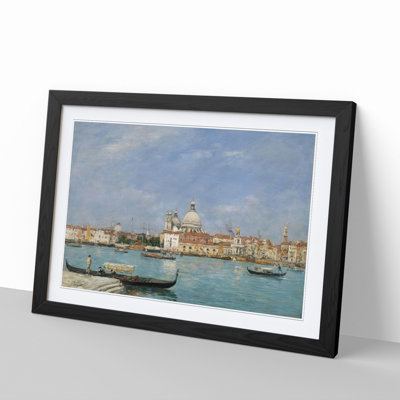 Venice Santa Maria Della Salute by Eugene Boudin - Picture Frame Painting