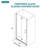 Bi-Fold Frameless Shower Door Walk in Pivot Clear Glass Hinge Shower Door 6mm With Tempered Glass and Explosion-Proof Film-125172983-125172980