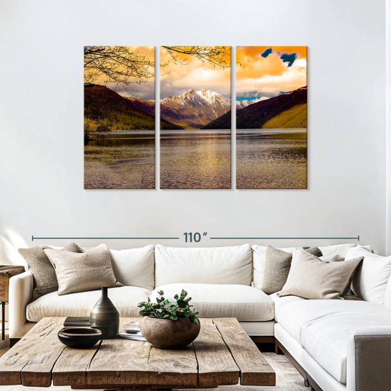 Lac Alvord au mont Saint Helens, H 48 po x l 74 po