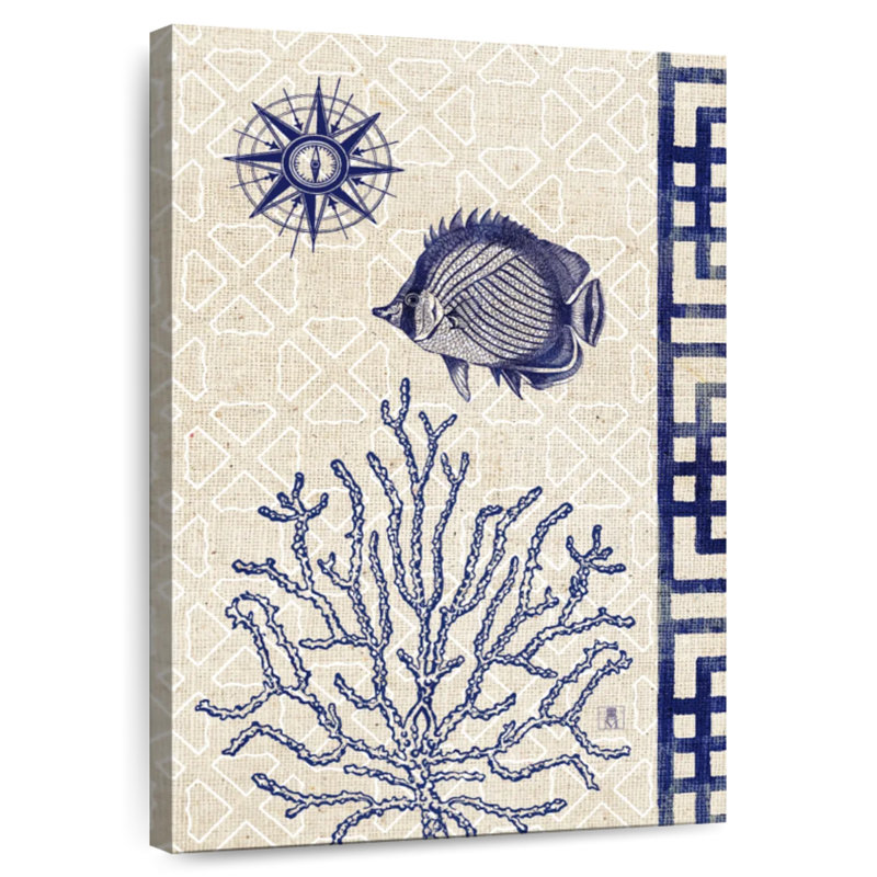 Aletra Blue Seashore, 24" H x 16" W
