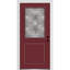 Porte d'entrée pré-montée en fibre de verre 1/2 panneau Grace Grace-254507259-254507256-254507255