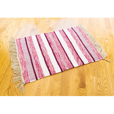 Cotton Striped Indoor Rug
